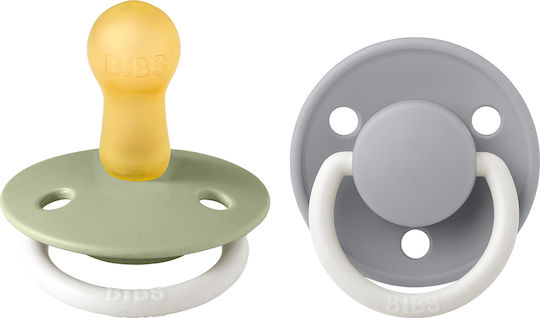Bibs De Lux Suzete Cauciuc Suzeta Sage / Cloud pentru 0+ luni 2buc