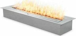 Ecosmart Fire XL900 Επιδαπέδιο Εσωτερικού / Εξωτερικού Χώρου Ασημί 96.1x24.8x12.4cm