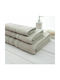 Vesta Home Πετσέτα Χεριών Sithonia 30x50εκ. Beige Βάρους 550gr/m²