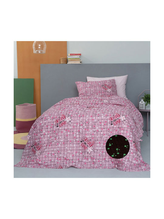 Palamaiki Sheet Set Semi-double Cotton Cluster Lilac 170x260cm 3pcs