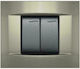 Geyer Aqua Metal Switch Frame 1 Position Vertic...