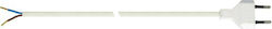 VK Lighting Power Cord in White Color 2m 1pcs