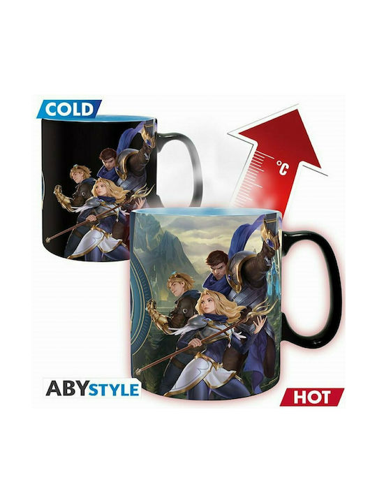 Abysse League of Legends - Group Schimbare de Căldură Cană Ceramică Neagră 460ml 1buc