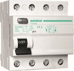 Geyer Реле Изтичане На Земя 4x25A Geyer Реле Изтичане На Земя 4x25A