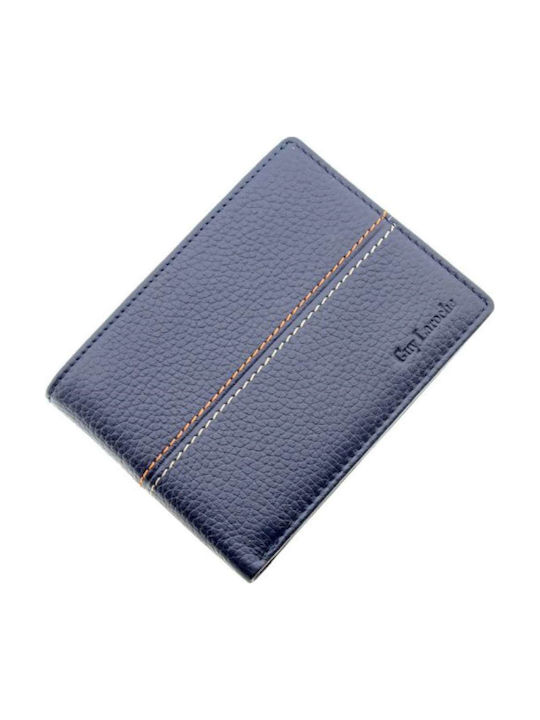 Guy Laroche 37401 Men's Leather Wallet with RFID Blue