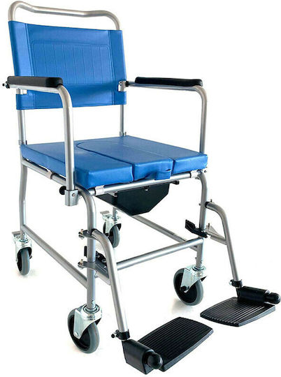 Mobiak Gemini Αναπηρικό Αμαξίδιο Μπάνιου 45cm 0804932 Μπλε
