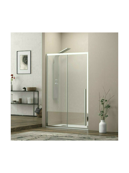 Karag Elysium 400 Διαχωριστικό Ντουζιέρας με Συρόμενη Πόρτα 120x200cm Clear Glass