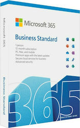 Microsoft Ofiice 365 Business Standard English Compatible with Windows/Mac for 1 User and 1 Year of Use Medialess P8