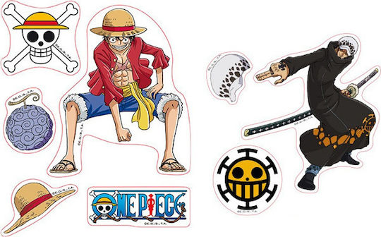 Abysse Kids Vinyl Wall Sticker Luffy & Law