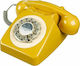 Wild & Wolf 1960's 746 Retro Corded Phone Yellow