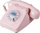 Wild & Wolf 1960's 746 Kabelgebundenes Telefon Retro Rosa 2880096