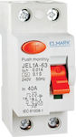 Elmark JEL1A Phase 2-Pole Earth Leakage Relay 80A 230V 40581