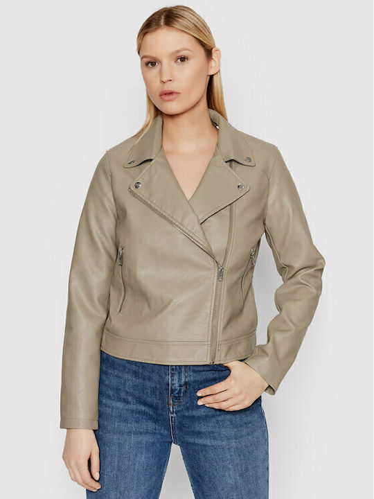 Jack & Jones Damen Bikerjacke Khaki