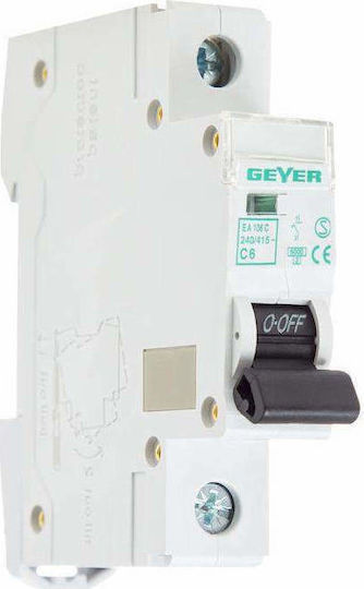 Geyer 1-Pole Automatic Circuit Breaker 25A EA125C