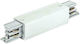 Geyer Track Connector for Spotlights made of Aluminum White LTC-W