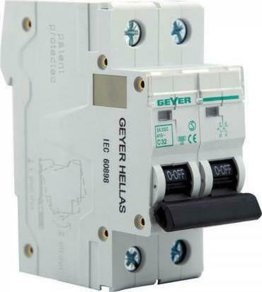 Geyer 2-Poles Automatic Circuit Breaker 32A EA232C