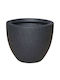 Marhome Planter Ceramic Black 45x45x39cm. 06-00-20709-L