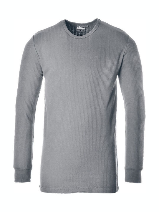 Portwest Herren Thermo Langarmshirt Gray