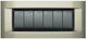 Geyer Aqua Metal Schalterrahmen 3-fach Horizont...