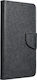 Fancy Brieftasche Synthetisches Leder Schwarz (Redmi 10 / 10 2022)
