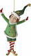 Iliadis Christmas Goblin Ornament Green 9x15cm