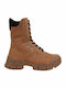 Leder Stiefeletten Damen Gelb