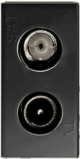 Geyer TV, Satellite, and Radio Antenna Socket Terminal in Black color 747705S