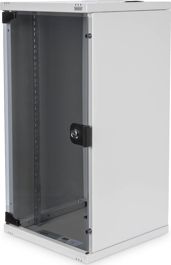 Digitus Wall Mounted Rack Cabinet 12U 31.2x30x59.2cm Gray DN-10-12U