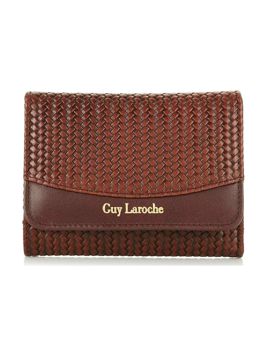 Guy Laroche 23119 Small Leather Women's Wallet with RFID Burgundy