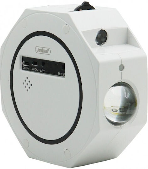 Andowl Smart Projector Διακοσμητικό Φωτιστικό LED RGB Party Light