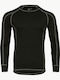 Highlander Pro 120 BL112 BL112-BK Herren Thermo Langarmshirt Schwarz