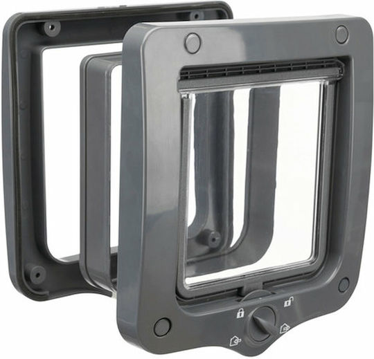 Trixie Door Dog Cat Extension for Codes Alp/Tri/ 18x20cm made of Plastic in Gray Color 18 x 20cm