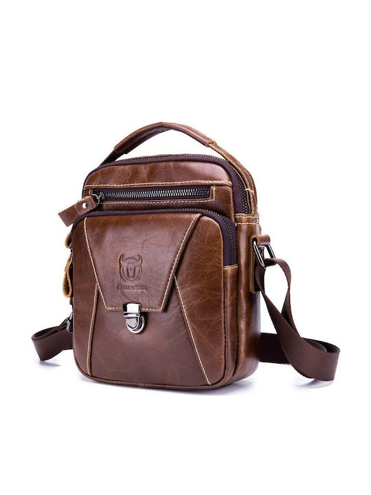 Leather Men's Bag Shoulder / Crossbody Brown