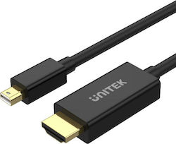 Unitek V1152A Mini-DisplayPort-Stecker - HDMI-Stecker 2m