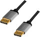 LogiLink Cable DisplayPort male - DisplayPort male 5m Μαύρο (CDA0103)
