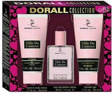Dorall Collection Ville De L’Amour Women's Fragrance Set with Body Lotion