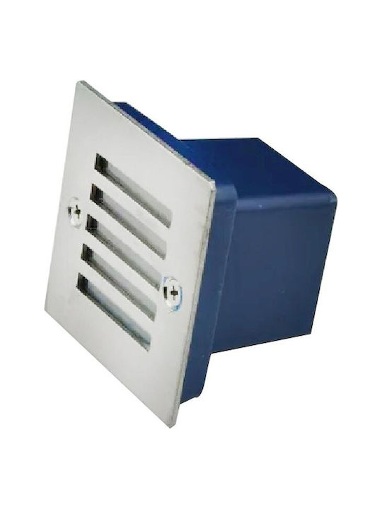 Geyer Стенно Външно Спот Осветление LED IP65 3W с Топло бяло Светлина 10.5x10.5x5.5εκ.