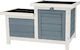 Trixie Rodent Cage Two-Door Gray/White Cage for Small Animals 70x43x45cm