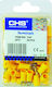 CHS Insulated Ring Terminal 4.3mm Yellow 50pcs Y4V