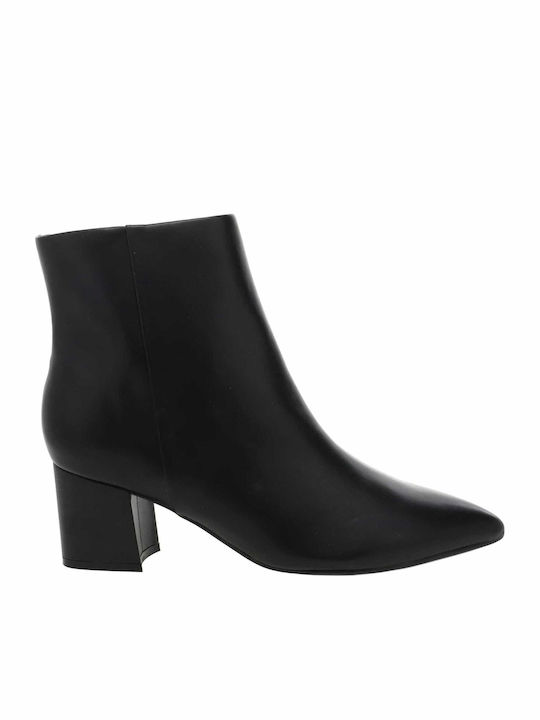 Iliora3 Sy Konto Leather Women's Ankle Boots Black