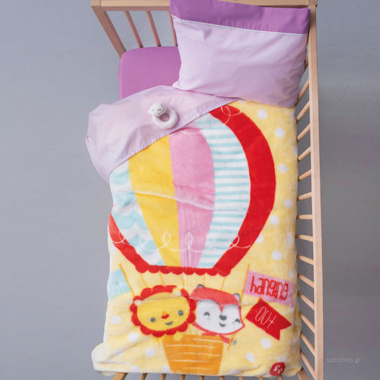 Palamaiki Одеяло Детско легло Bebe Velour BV724 Велур Многоцветен 110x140см.