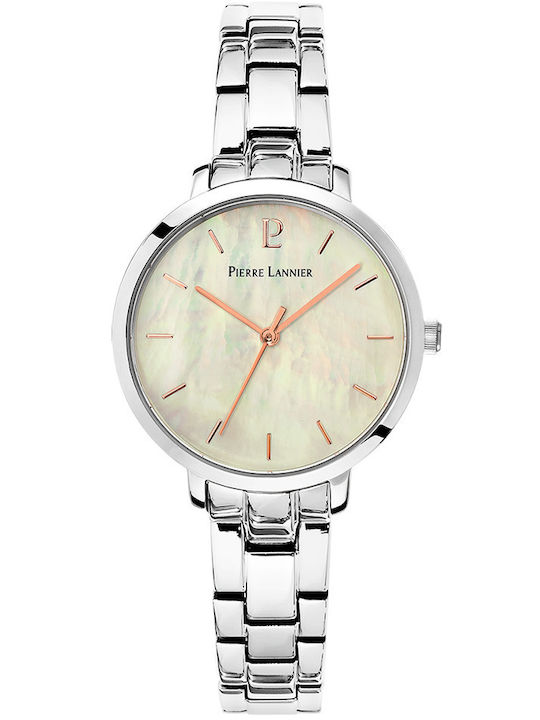 Pierre Lannier Women's Watch with Silver Metal Bracelet