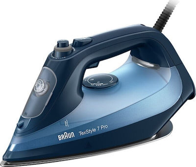 Braun Texstyle 7 Pro SI 7160 Steam Iron 3000W with Continuous Steam 50g/min