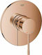 Grohe Essence Built-in Faucet Mixer for Shower 1 Exit Copper