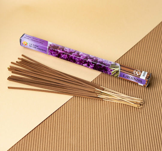 La Casa de los Aromas Fragrance Sticks with Fragrance Lavender 20pcs