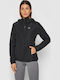 Women's Running Short Sports Jacket Waterproof for Spring or Autumn Black
