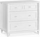 Kids Chest of Drawers Nil 1923 White with 3 Drawers 86x49x100cm