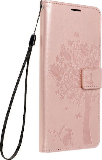 Forcell Mezzo Brieftasche Synthetisches Leder Tree Rose Gold (iPhone 13)