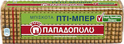 Παπαδοπούλου Μπισκότα Πτι Μπερ Χωρίς Ζάχαρη 225gr Παπαδοπούλου Μπισκότα Πτι Μπερ Χωρίς Ζάχαρη 225gr