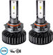 GloboStar Lampen Auto F2 Line H10 Canbus LED 6000K Kaltes Weiß 9-32V 100W 2Stück